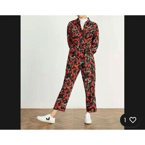 Kitri Jules Floral Adana Printed Boilersuit Jumpsuit Sz 4